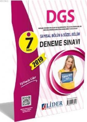 Lider Yayınları 2019 DGS Çözümlü 7 Deneme Kolektif