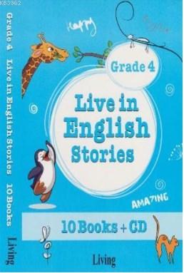 Live in English Stories Grade 4 - 10 Books-CD Seval Deniz