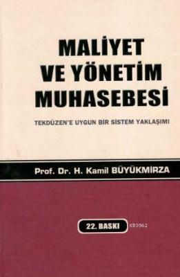 Maliyet ve Yönetim Muhasebesi Kamil Büyükmirza