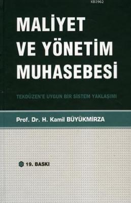 Maliyet ve Yönetim Muhasebesi Kamil Büyükmirza