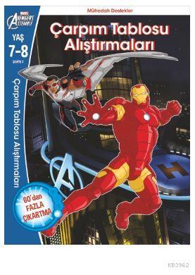 Marvel Avengers Assemble Çarpım Tablosu Alıştırmaları 7-8 Yaş Chris An