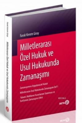 Milletlerarası Özel Hukuk ve Usul Hukukunda Zamanaşımı Faruk Kerem Gir