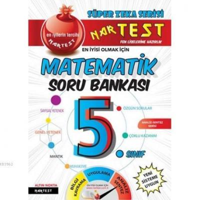 Nartest Yayınları 5. Sınıf Süper Zeka Matematik Soru Bankası Nartest