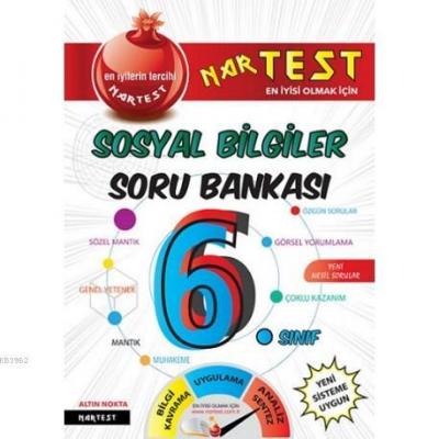 Nartest Yayınları 6. Sınıf Süper Zeka Sosyal Bilgiler Soru Bankası Nar