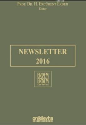 Newsletter 2016 H.Ercüment Erdem