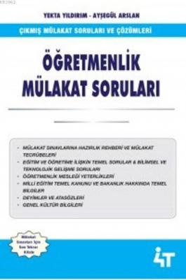 Öğretmenlik Mülakat Soruları Yekta Yıldırım