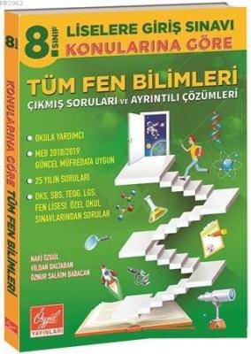 Özgül Yayınları 8. Sınıf LGS Konularına Göre Tüm Fen Bilimleri Çıkmış 