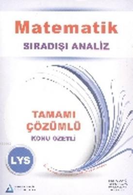 Sıradışı Analiz Yayınları Matematik 2 Konu Özetli Tamamı Çözümlü Soru 