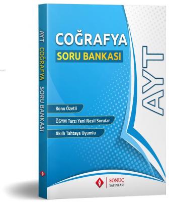 Sonuç Yayınları AYT Coğrafya Soru Bankası Sonuç