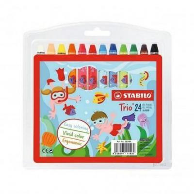 Stabilo Trio Pastel Boya 24 Renk