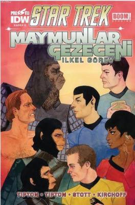 Star Trek Maymunlar Gezegeni - Kapak D Scott Tipton