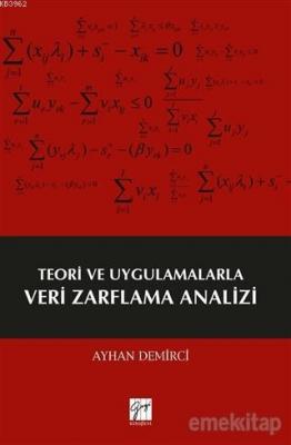 Teori ve Uygulamalarla Veri Zarflama Analizi Ayhan Demirci