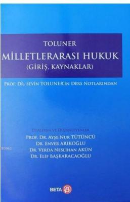 Toluner Milletlerarası Hukuk Sevin Toluner