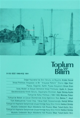 Toplum ve Bilim 51/52 Kolektif