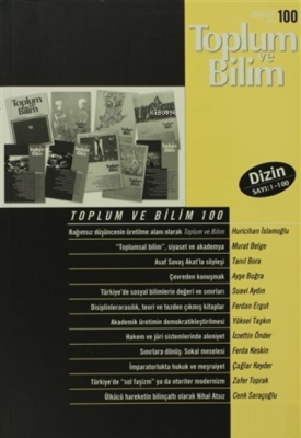 Toplum ve Bilim Sayı: 100 Kolektif