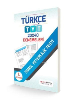 TYT 1. Oturum Türkçe 20x40 Denemeleri Kolektif