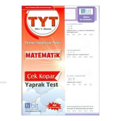 TYT - YKS 1. Oturum Matematik Çek Kopar Yaprak Test