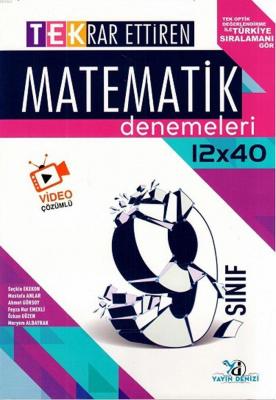 Yayın Denizi Yayınları 9. Sınıf Matematik Tekrar Ettiren 12x40 Deneme 